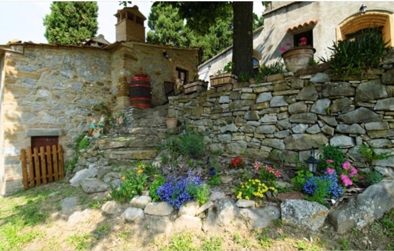 Piccola Casa Toscana Con Giardino Con Vista Mozzafiato Podere Cordicella Exteriör bild