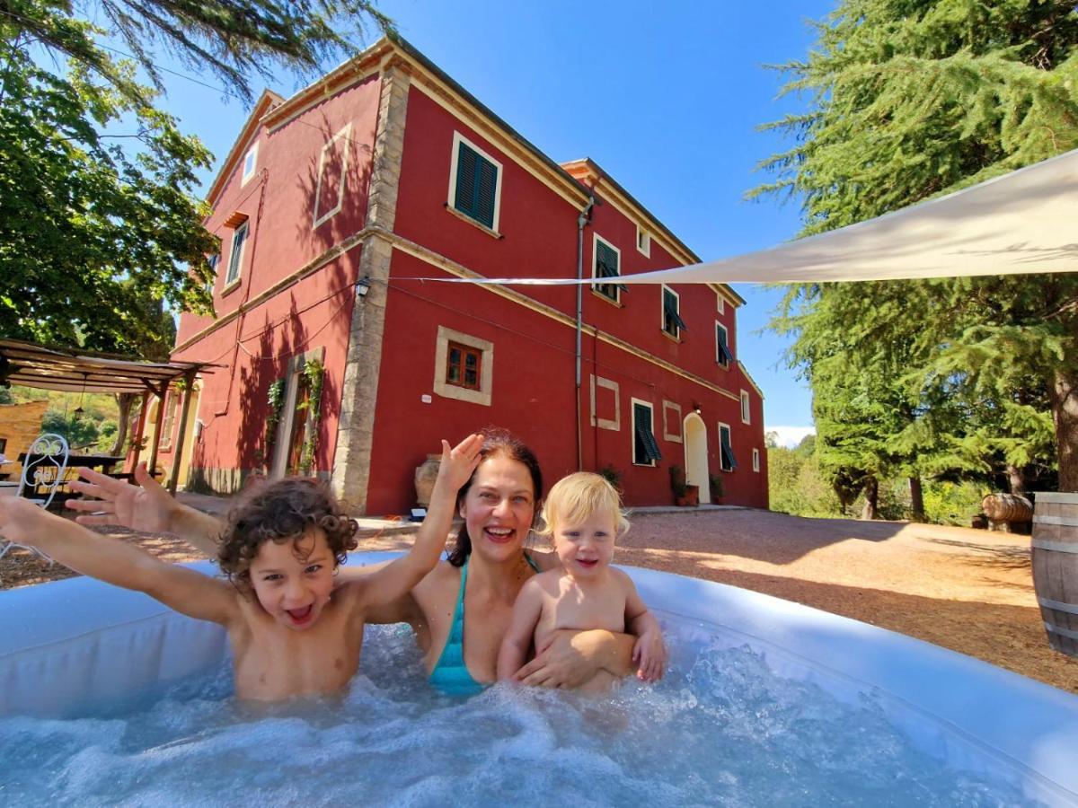 Piccola Casa Toscana Con Giardino Con Vista Mozzafiato Podere Cordicella Exteriör bild